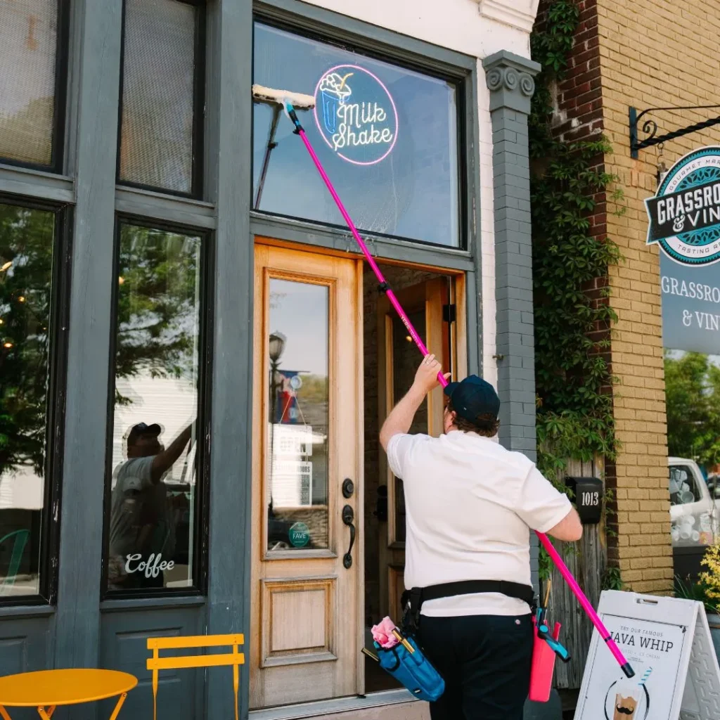 Pink's Window Services Technician.